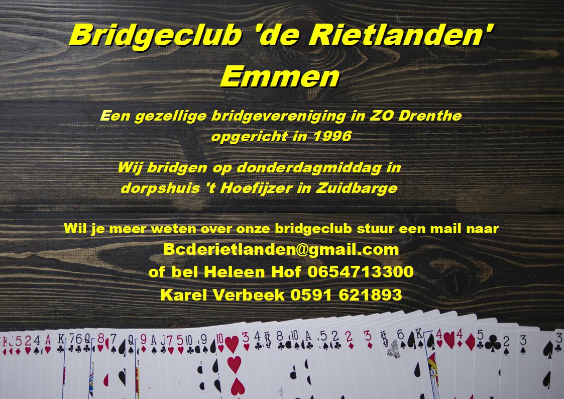 Een gezellige bridgeclub in Emmen